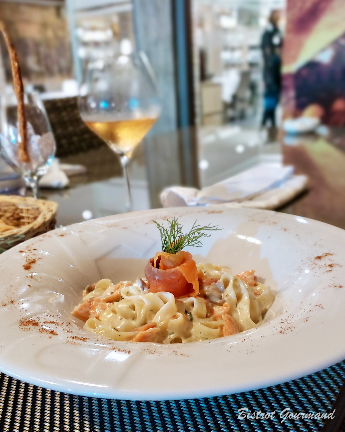 Tagliatelles au saumon fumé